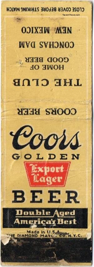 Coors Export Lager Beer
