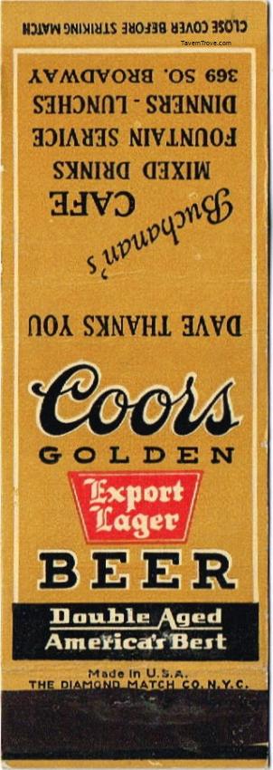 Coors Export Lager Beer