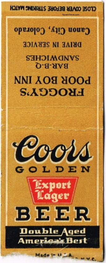 Coors Export Lager Beer