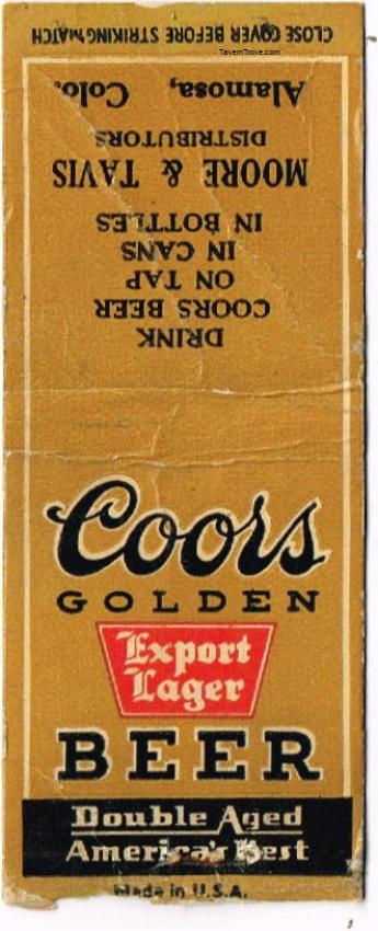 Coors Export Lager Beer