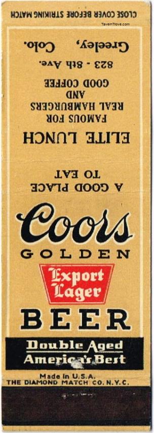 Coors Export Lager Beer