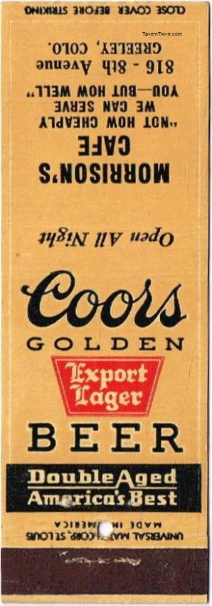 Coors Export Lager Beer