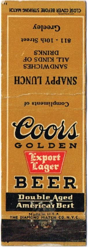 Coors Export Lager Beer