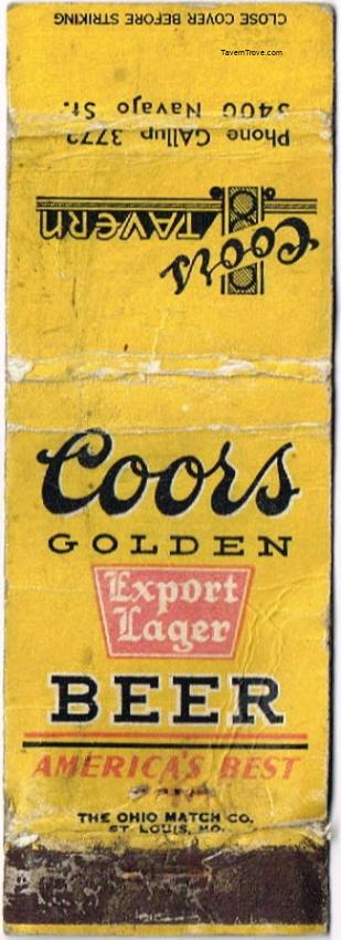 Coors Export Lager Beer Dupe