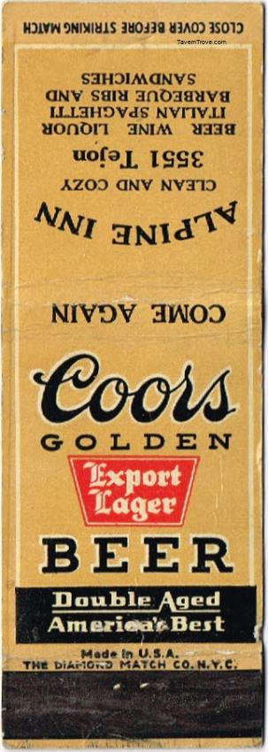 Coors Export Lager Beer Dupe