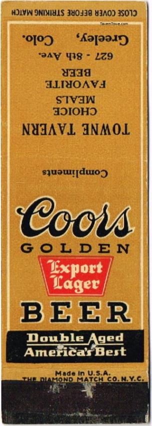 Coors Export Lager Beer Dupe