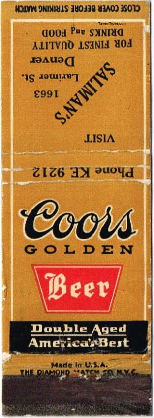 Coors Golden Beer