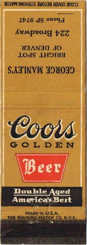 Coors Golden Beer