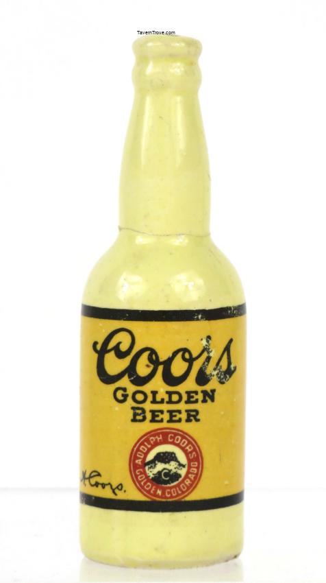 Coors Golden Beer Porcelain (repaired)
