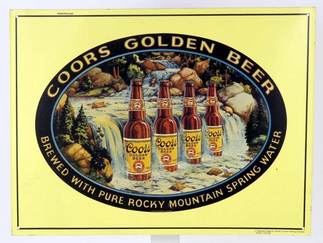 Coors Golden Beer Retro