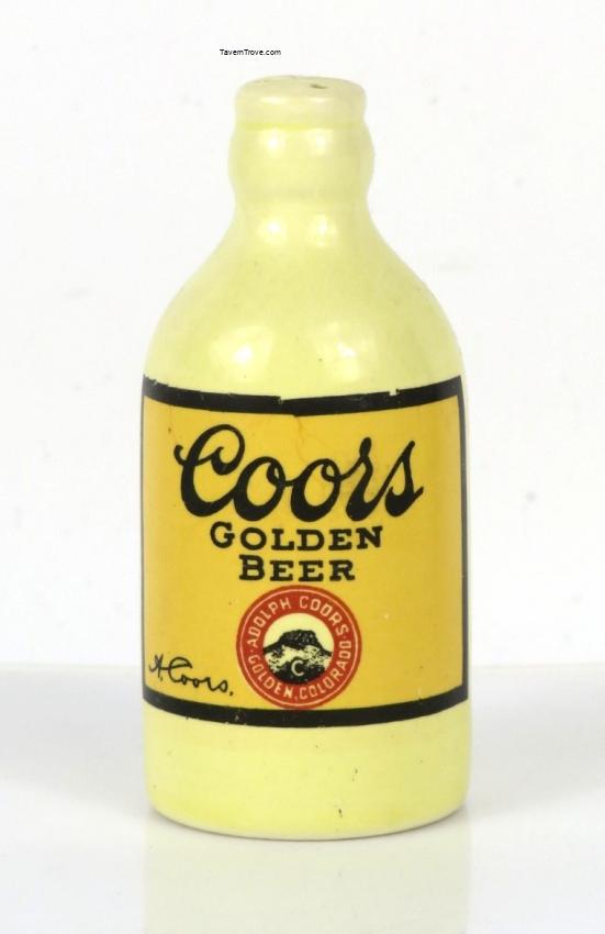 Coors Golden Beer Salt Shaker