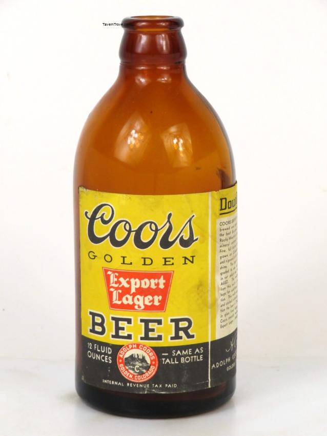 Coors Golden Export Lager Beer 