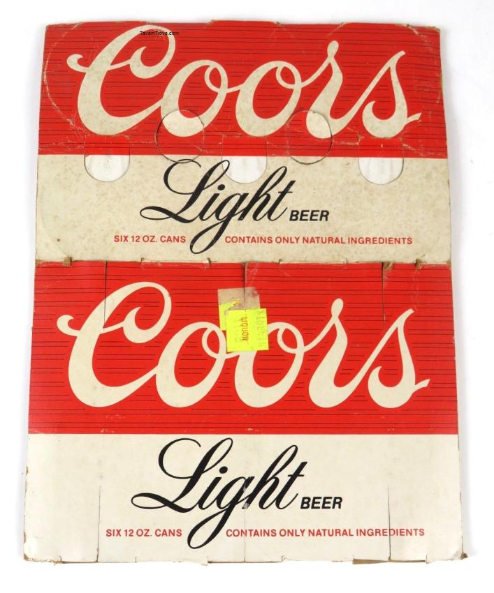 Coors Light Beer Six Pack 