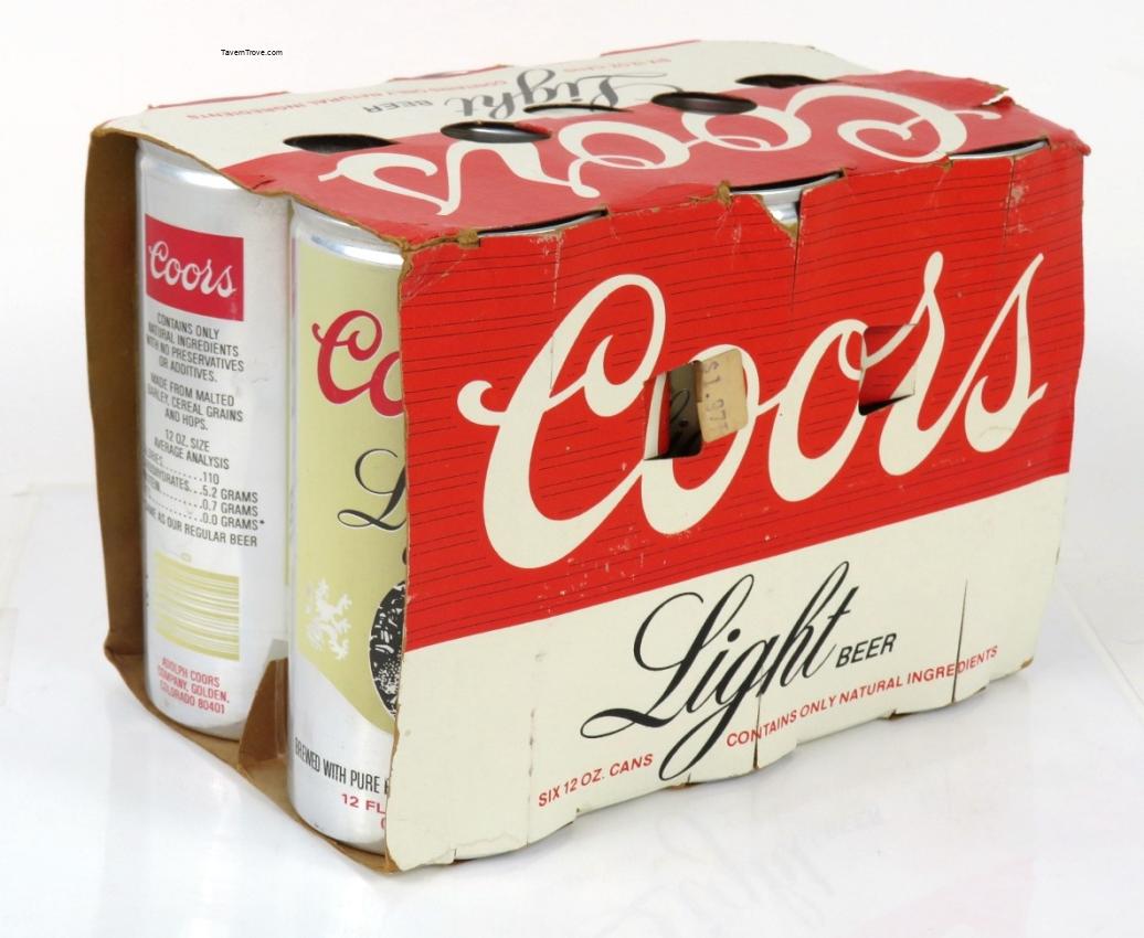Coors Light Beer Six Pack 
