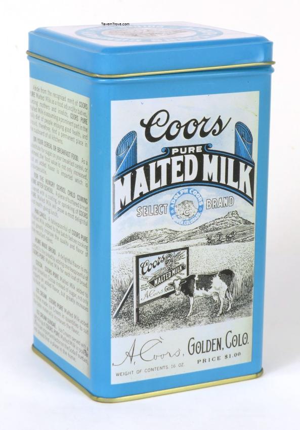 Coors Pure Malted Milk Retro Tin