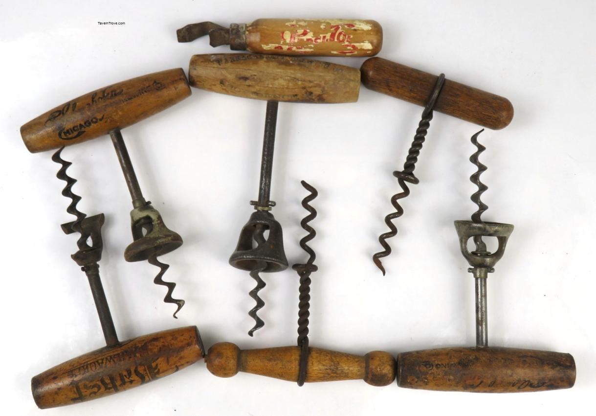 Corkscrew Lot of Six Pabst Edelweiss