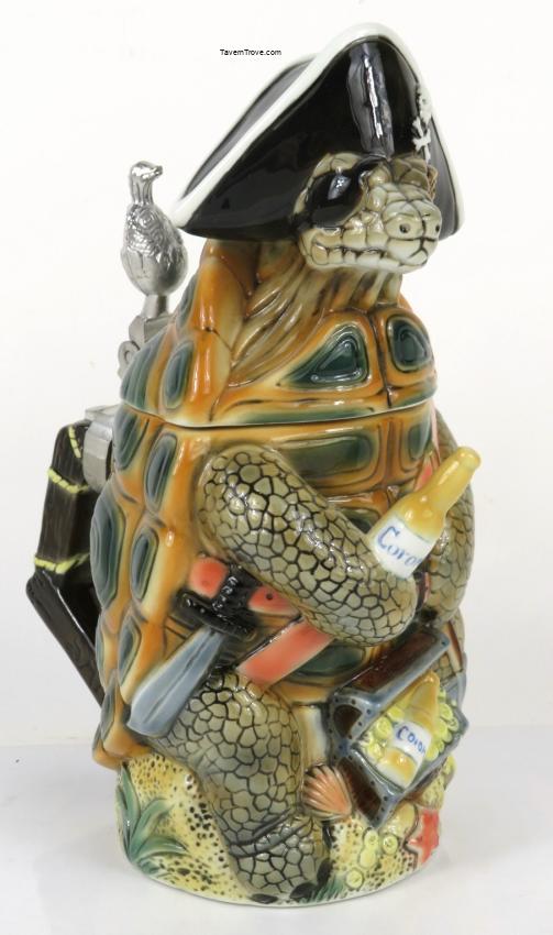 Corona Beer Turtle Pirate