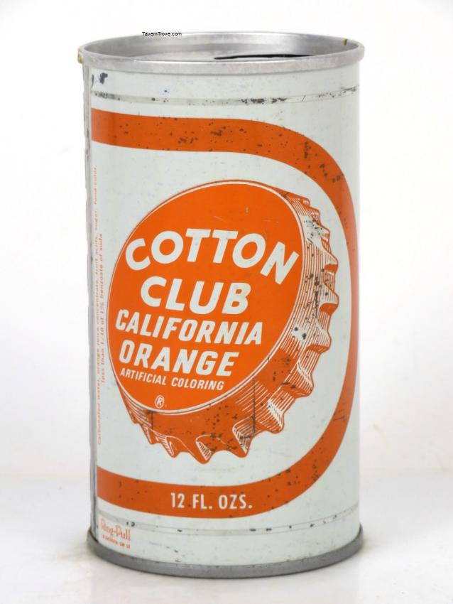 Cotton Club California Orange Soda Cleveland Ohio
