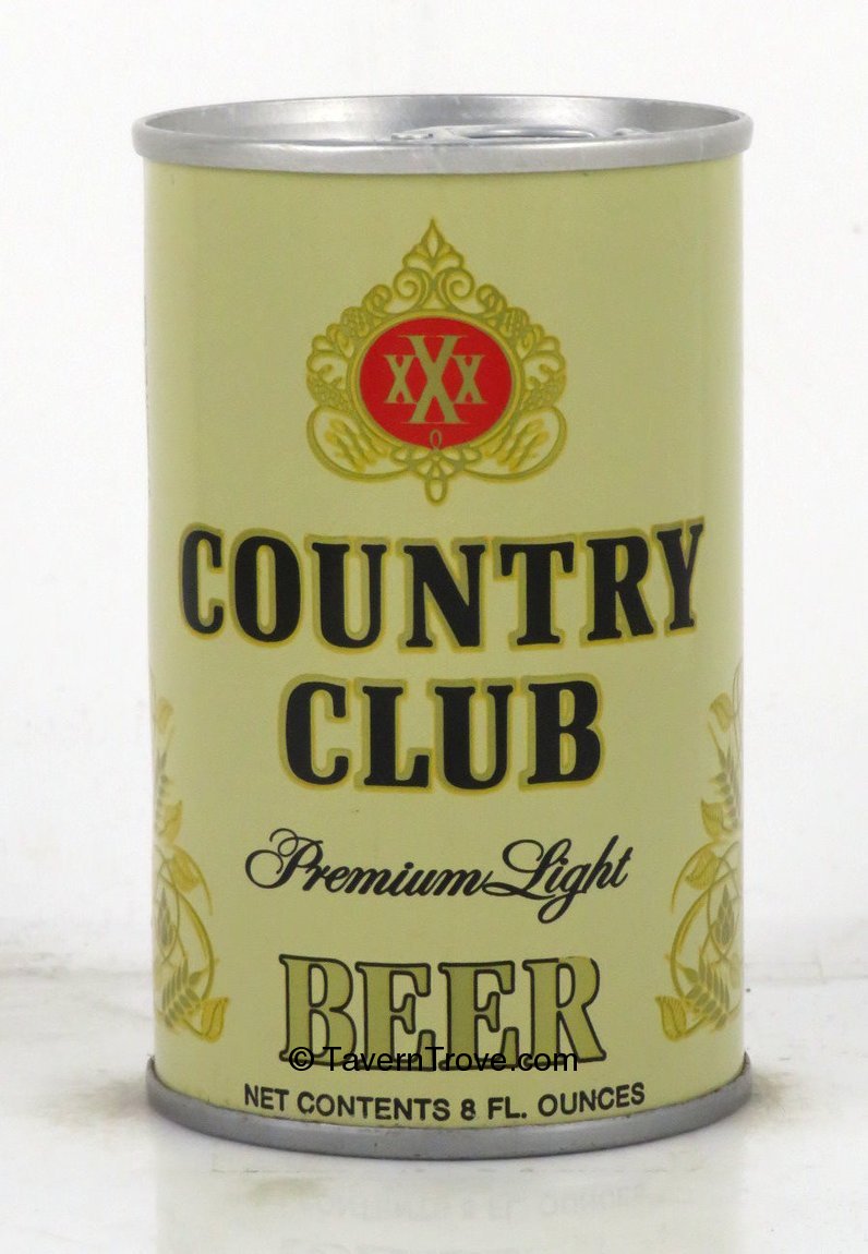 Item 96732 1976 Country Club Beer 7 to 8oz Can T2828