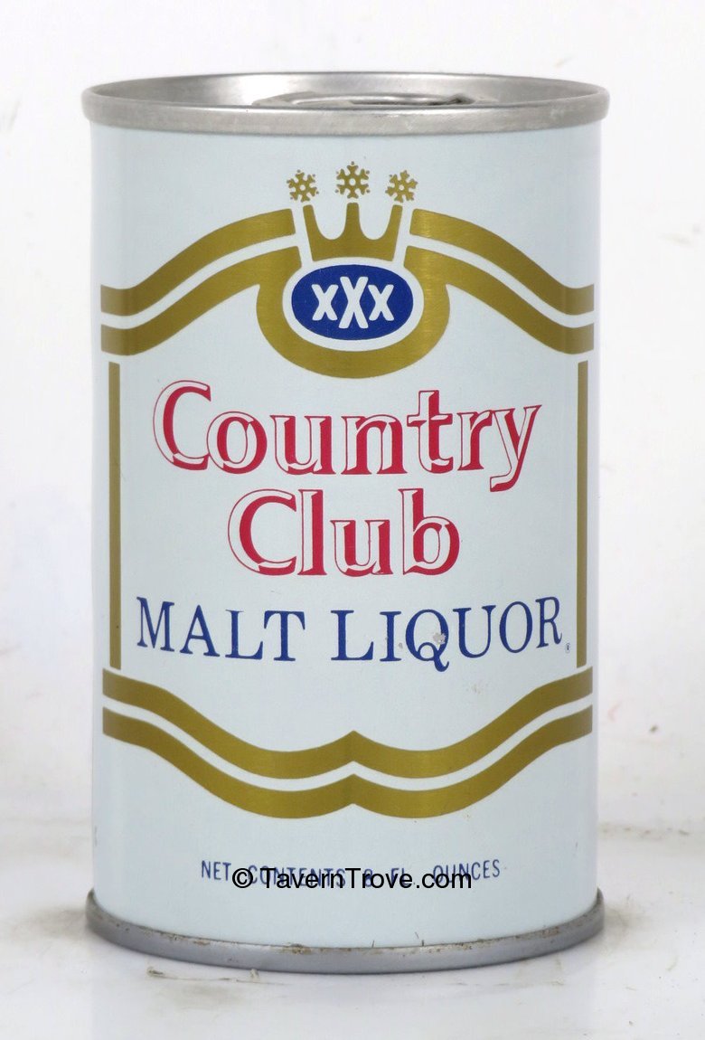 Item 100000 1968 Country Club Malt Liquor 7 to 8oz Can T2823