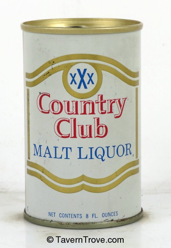 Item 96731 1968 Country Club Malt Liquor 7 to 8oz Can T2822