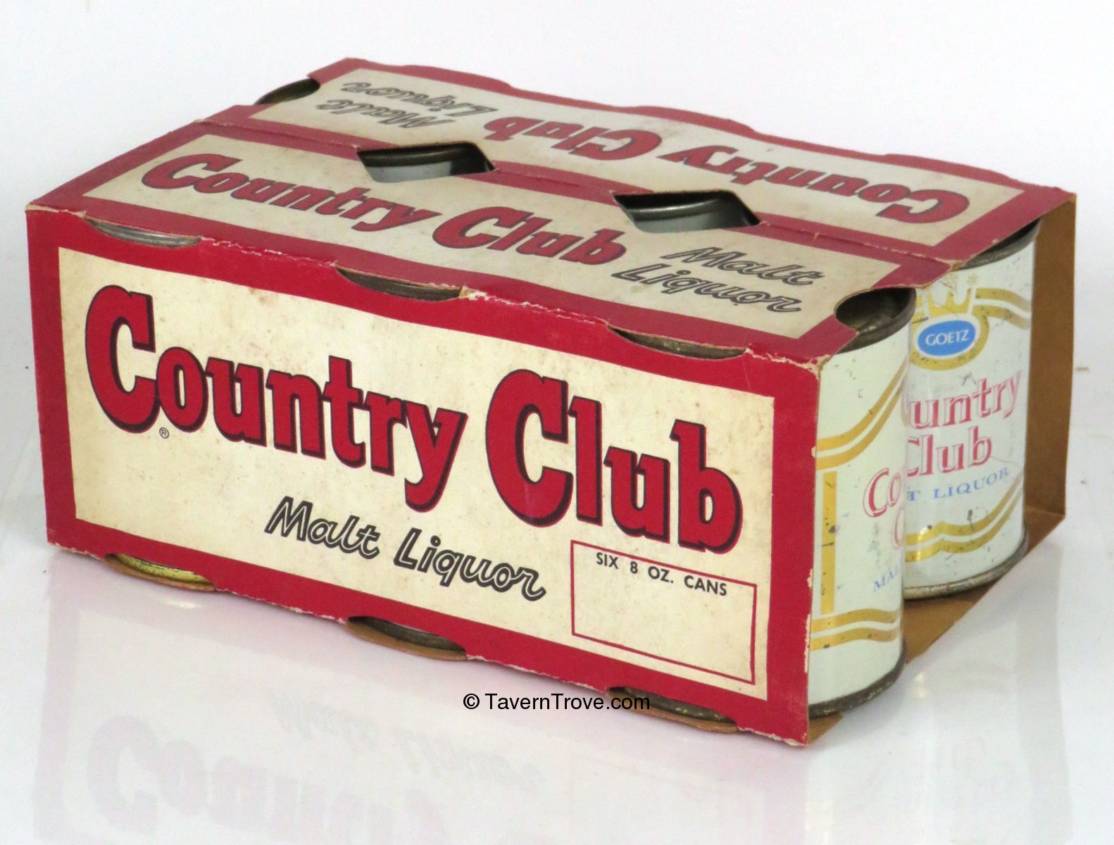 Item 35271 1960 Country Club Malt Liquor Six Pack Sixpack Holder