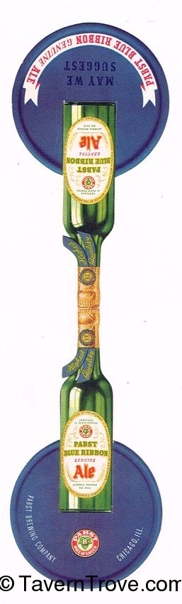 Pabst Blue Ribbon Ale Table Tent