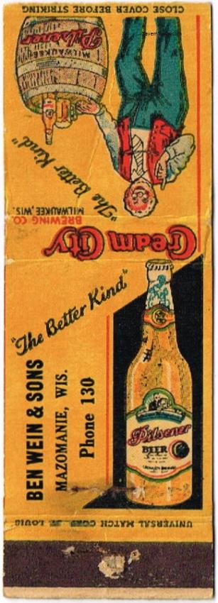 Cream City Pilsener Beer Dupe