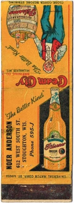 Cream City Pilsener Beer Dupe