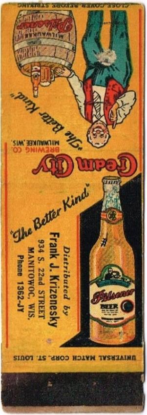 Cream City Pilsener Beer Dupe