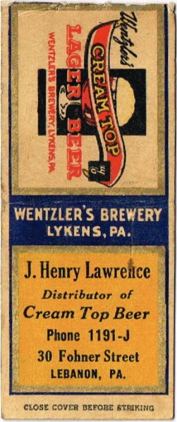 Cream Top Lager Beer