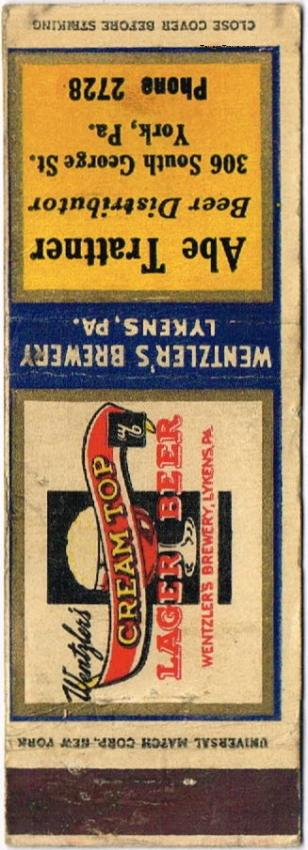 Cream Top Lager Beer