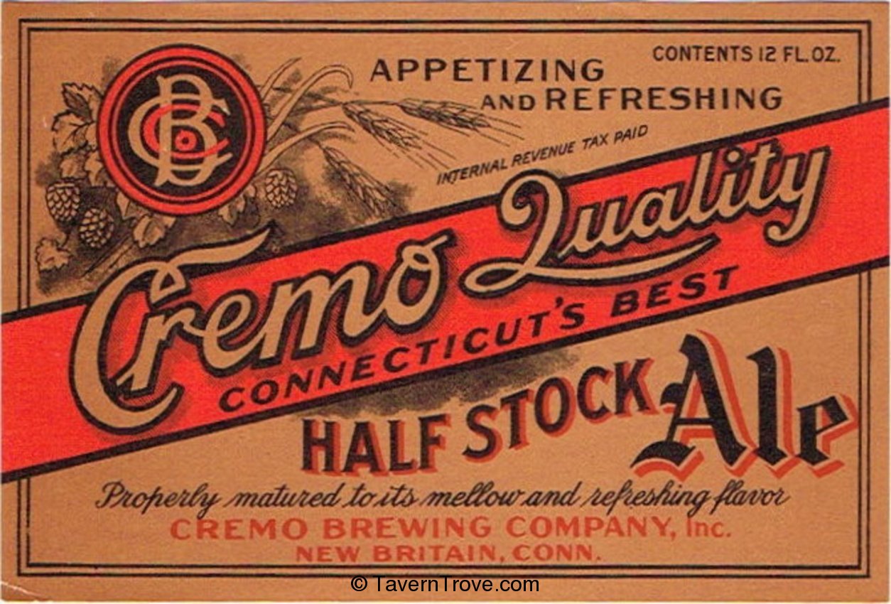 Cremo Quality Half Stock Ale