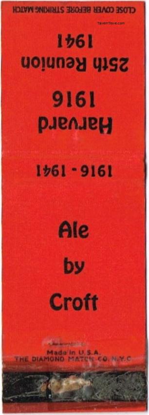 Croft Ale Harvard Reunion