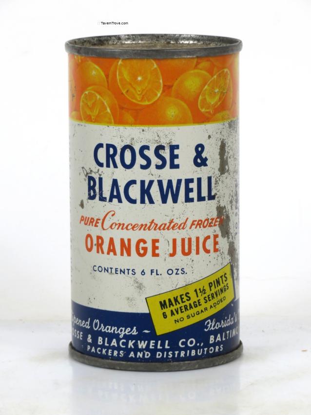 Crosse & Blackwell Orange Juice Baltimore Maryland