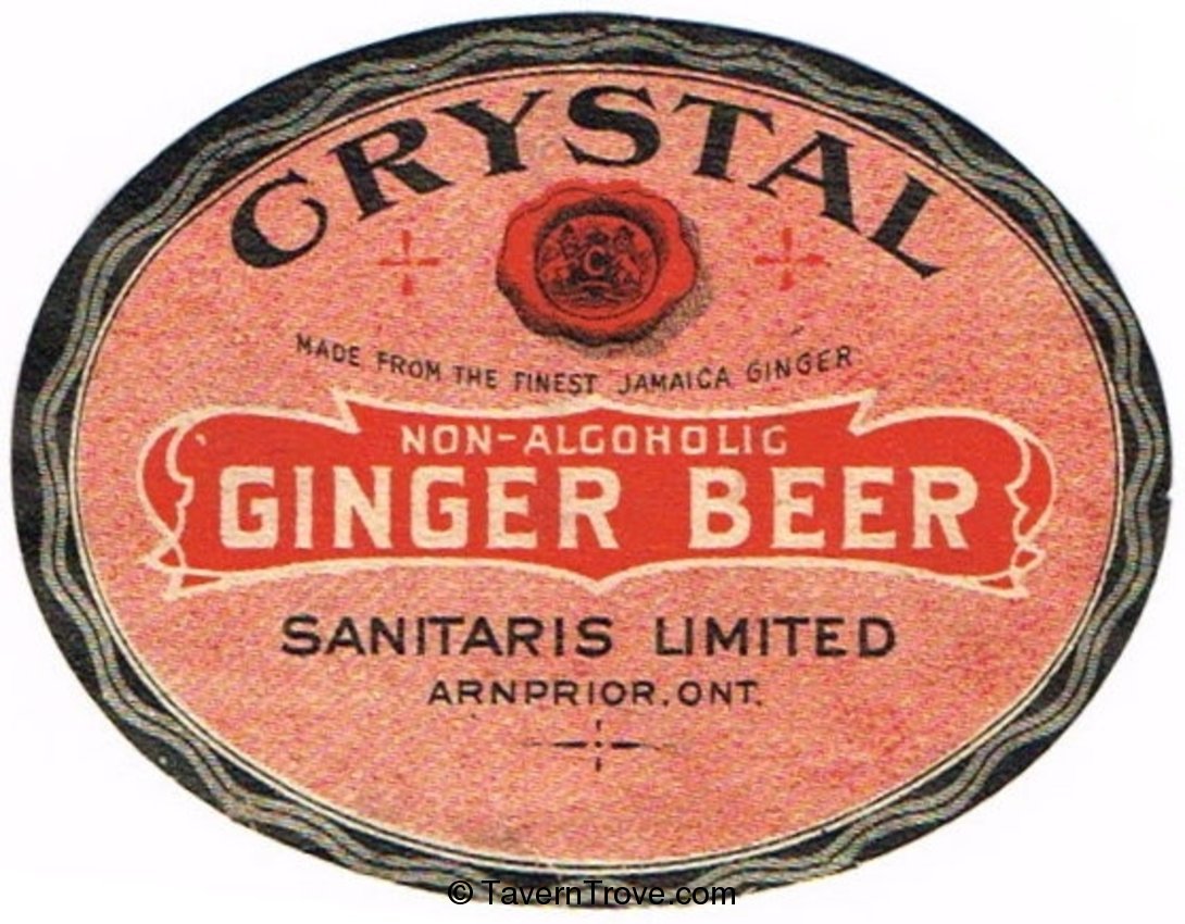 Crystal Ginger Beer Santaris Arnprior Ontario Canada