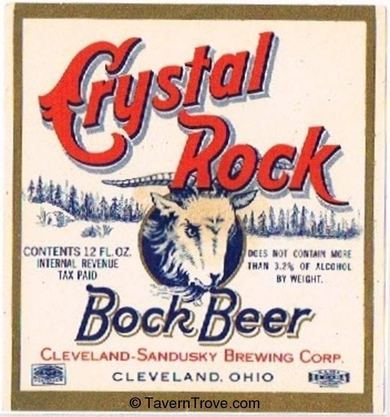 Crystal Rock Bock Beer
