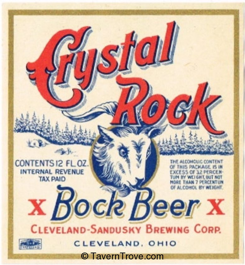 Crystal Rock Bock Beer