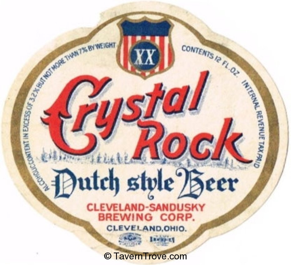 Crystal Rock Dutch Style Beer