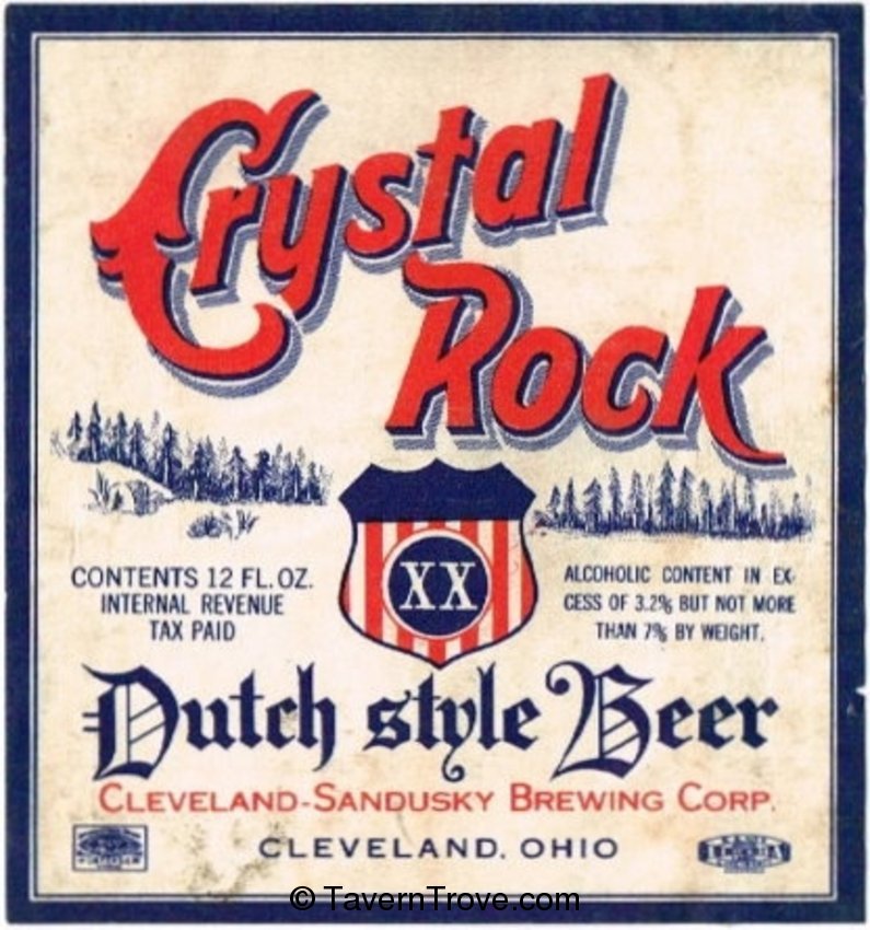 Crystal Rock Dutch Style Beer