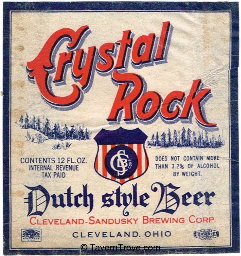 Crystal Rock Dutch Style Beer
