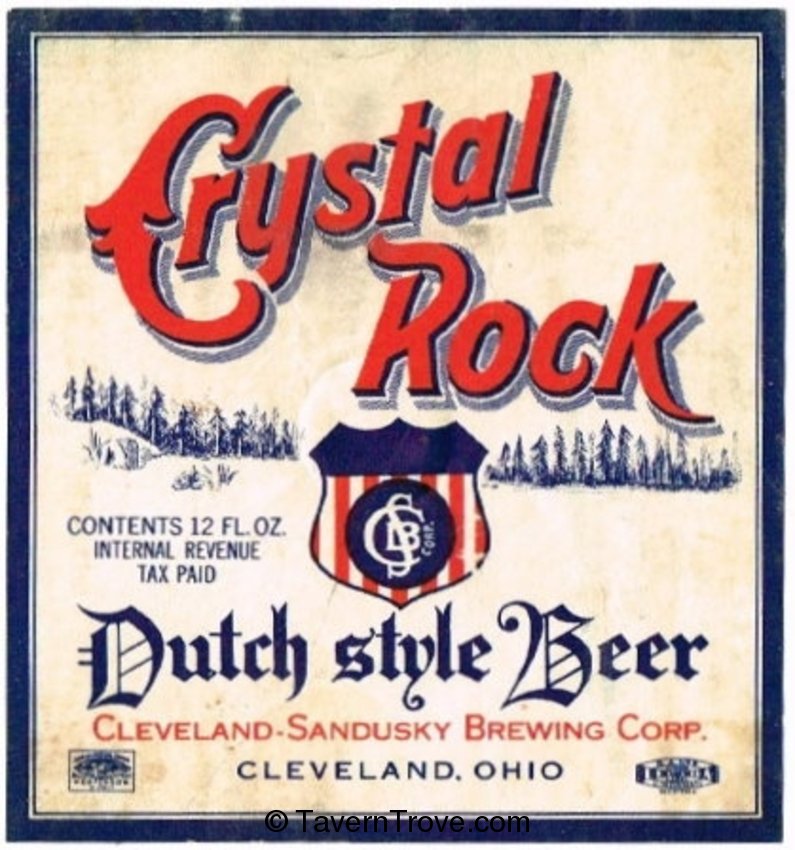 Crystal Rock Dutch Style Beer