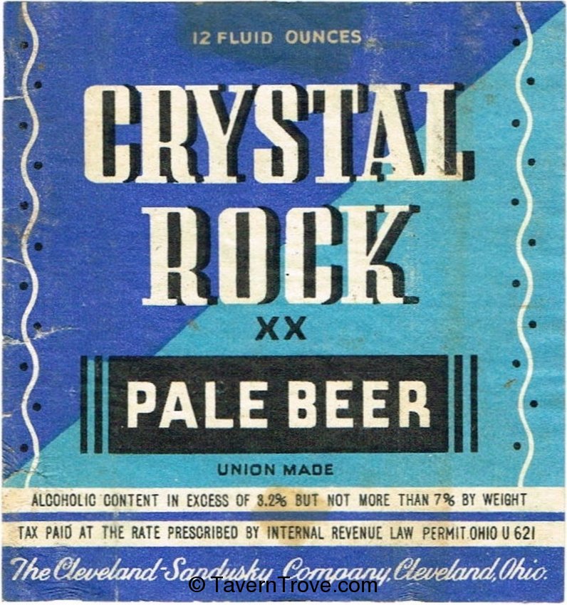 Crystal Rock Pale Beer