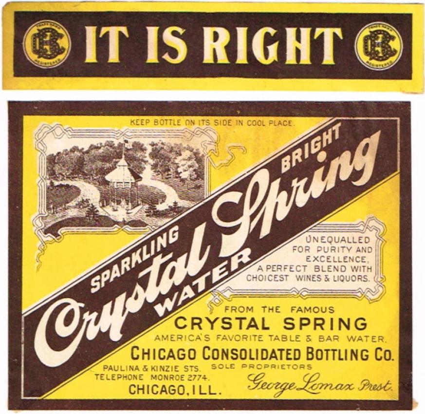 Crystal Spring Water George Lomax Chicago Illinois