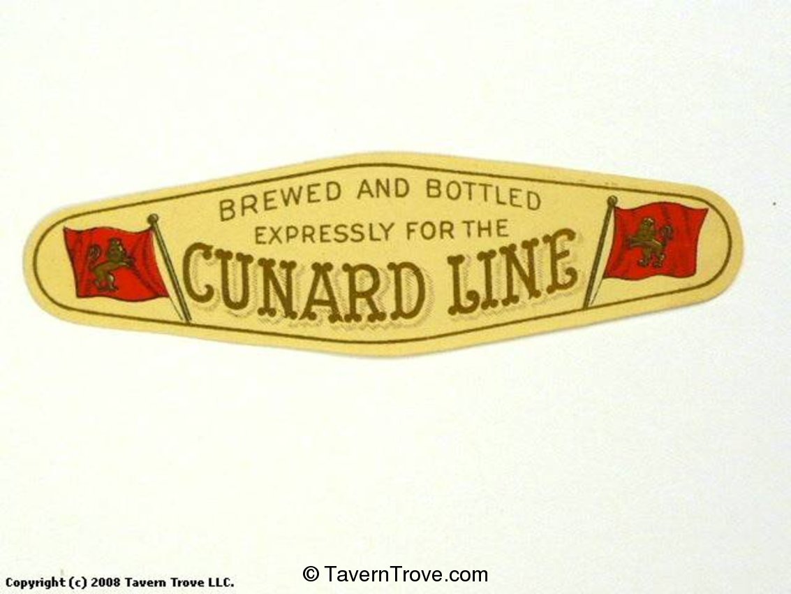 Cunard Line Beer (Neck Label)