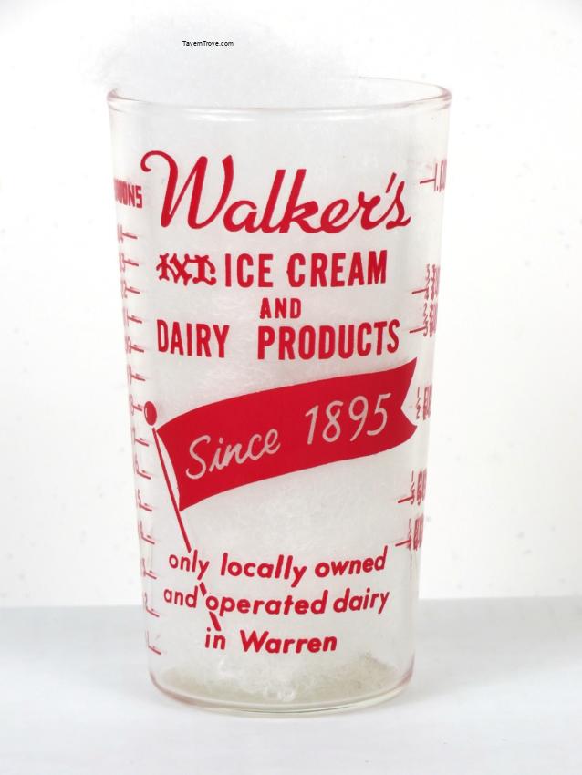 Walker's Dairy Ice Cream 4¾ inch ACL Measuring Glass