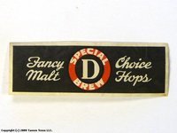 D Special Brew (Neck Label)