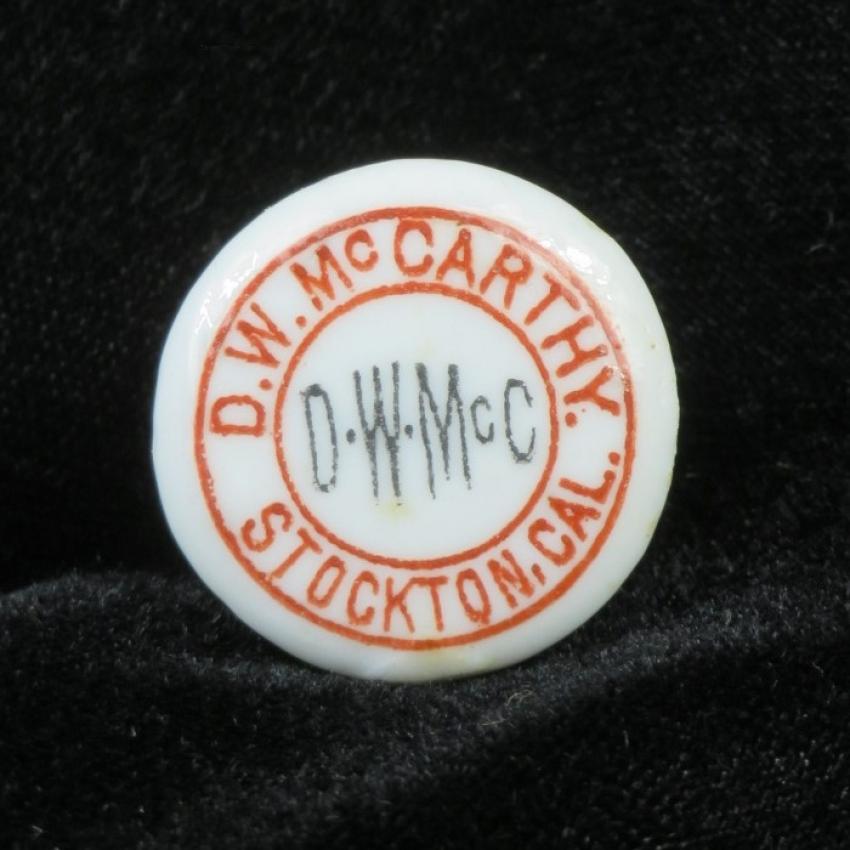 D. W. McCarthy Bottling Co. Stockton California