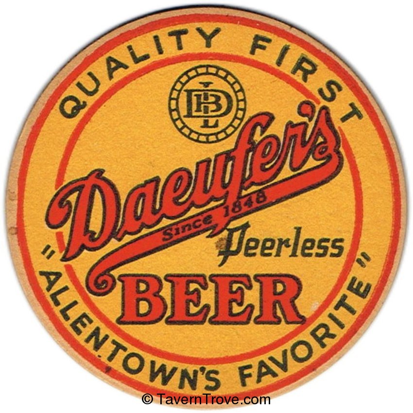 Daeufer's Peerless Beer