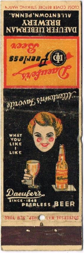 Daeufer's Peerless Beer